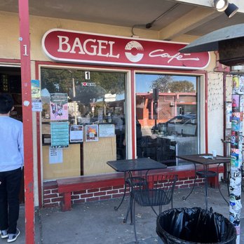 Bagel Cafe - Outside - Bagels Near Me - Isla Vista, California