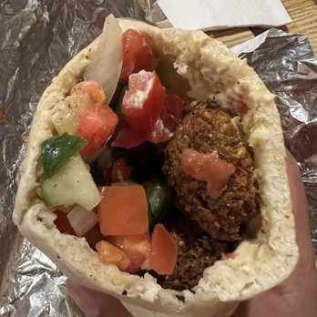 Oasis Falafel - Falafel Pita   Whole - Middle Eastern Near Me - Iowa City, Iowa
