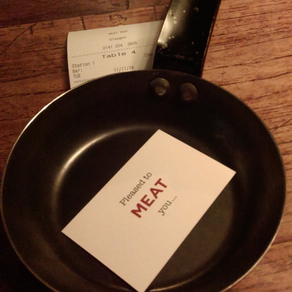 Meat Bar - Cute business cards :) - Bars Near Me - Glasgow, GLG Meat Bar - Cute business cards :) - Bars Near Me - Glasgow, GLG