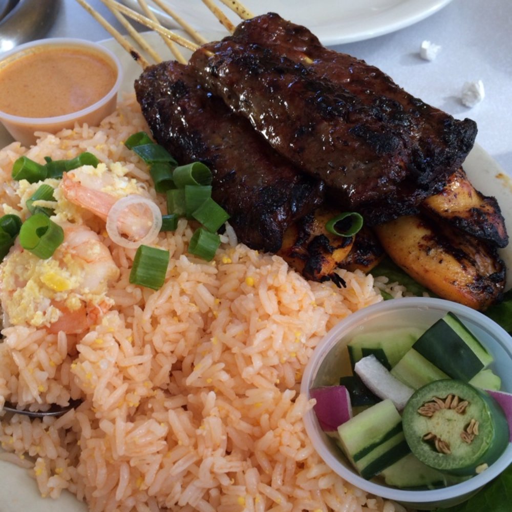 Thai Original BBQ Carson - S-8...half chicken half beef satay - Thai Near Me - Carson, California