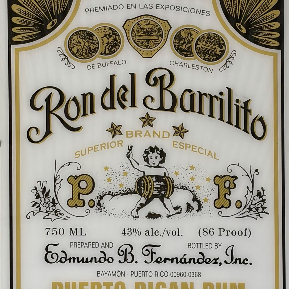 Ron del Barrilito - Original label-I personally think this should be made into a magnet. - Distilleries Near Me - Bayamón, Puerto Rico Ron del Barrilito - Original label-I personally think this should be made into a magnet. - Distilleries Near Me - Bayamón, Puerto Rico