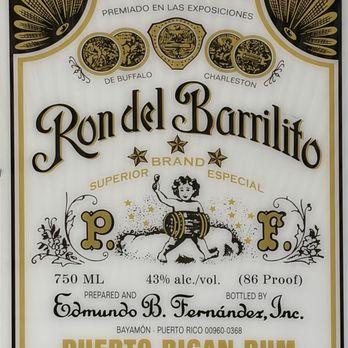 Ron del Barrilito - Original label-I personally think this should be made into a magnet. - Distilleries Near Me - Bayamón, Puerto Rico