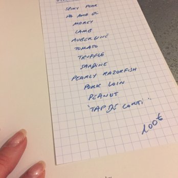 Bistró del Jardín - The shopping list for the meal - Signature Cuisine Near Me - Alcúdia, PM