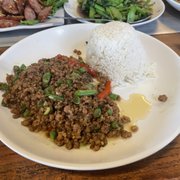 Photo of Hoy-Ka Thai Restaurant - Los Angeles, CA, United States. Pork Ka Prao