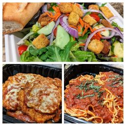 Dinner for Two takeout special; Chicken Parmesan option, $35. Tasty and satisfying! :-) Dinner for Two takeout special; Chicken Parmesan option, $35. Tasty and satisfying! :-)