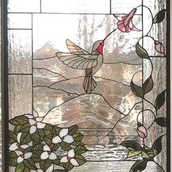 Jeanette Blackwell, Stained Glass Artisan - Hummingbird