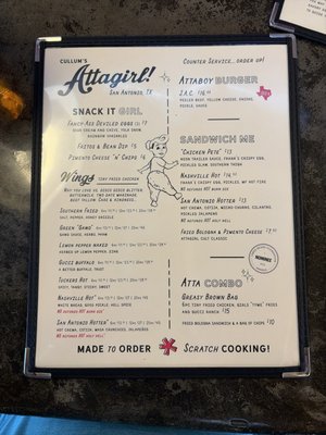 Menu photo 2 Cullum's Attagirl San Antonio, TX Menu photo 2 Cullum's Attagirl San Antonio, TX