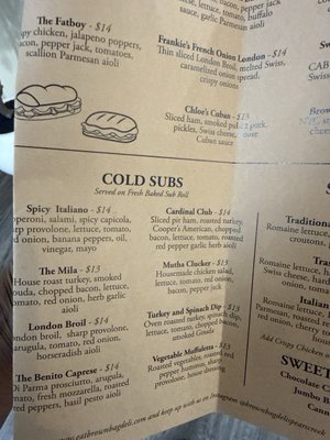 Menu photo 3 Brown Bag Deli Elgin, SC