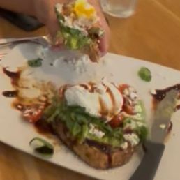 Feta Avocado Toast w/poached Egg