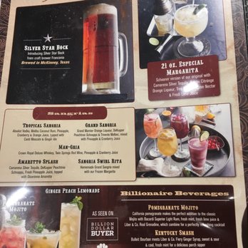 Saltgrass Steak House - A little drinks drinky anyone? - Steakhouses Near Me - Cedar Hill, Texas
