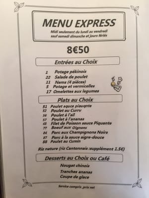 Menu photo 4 Le Phénix Lens, 62