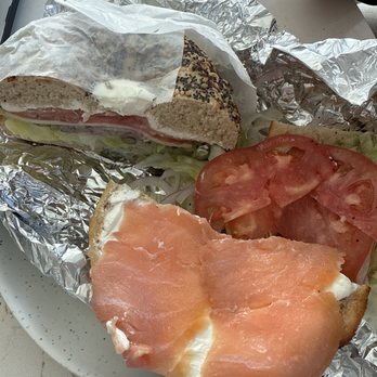Bon Bagel - Lox and cream cheese bagel - Breakfast & Brunch Near Me - Queens, New York