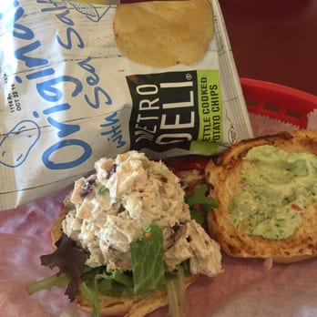 Windy Corner Market - Chicken salad sandwich with chips (all sandwiches come with chips) - American Near Me - Lexington, Kentucky Windy Corner Market - Chicken salad sandwich with chips (all sandwiches come with chips) - American Near Me - Lexington, Kentucky