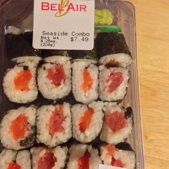 Bel Air - Tekka maki. Pre made sushi next to Chinese deli. It's not bad tasting. It'll do in a pinch. - Grocery Near Me - Sacramento, California Bel Air - Tekka maki. Pre made sushi next to Chinese deli. It's not bad tasting. It'll do in a pinch. - Grocery Near Me - Sacramento, California