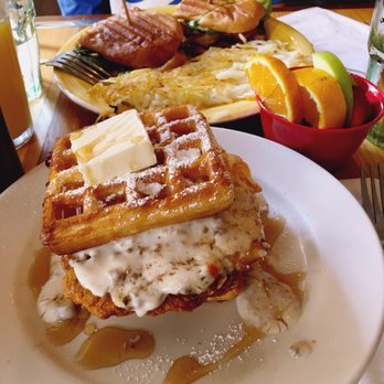 The Hideout Kitchen - The waffle sandwich! Can't go wrong, add some hot sauce and you're set, it's got the right amount of sweetness and saltiness in each bite! - New American Near Me - Lafayette, California The Hideout Kitchen - The waffle sandwich! Can't go wrong, add some hot sauce and you're set, it's got the right amount of sweetness and saltiness in each bite! - New American Near Me - Lafayette, California