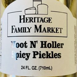 Heritage Family Market - Heritage Family Market Hoot N' Holler Spicy Pickles