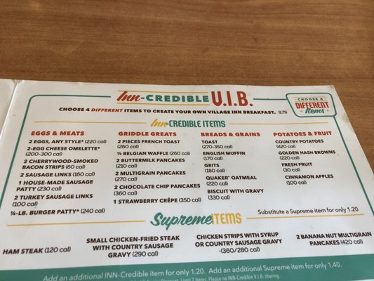 Menu photo 4 Village Inn Tallahassee, FL