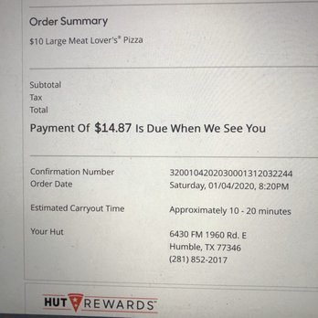 Pizza Hut - Pizza Near Me - Humble, Texas Pizza Hut - Pizza Near Me - Humble, Texas