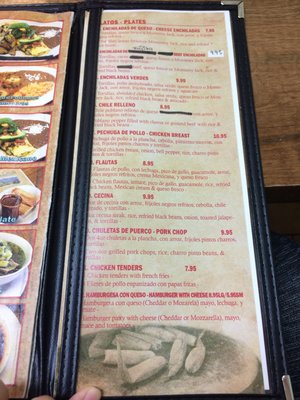 Menu photo 2 Los Cocos Restaurant Houston, TX