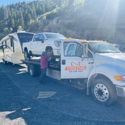 Blue Diamond Chevrolet GMC - getting towed off highway 6 Helper utah