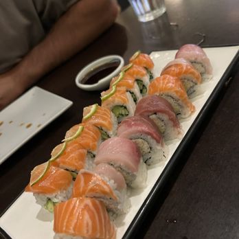 Sushi Goemon - Rainbow Rolland and Salmon Citrus Roll - Japanese Near Me - San Francisco, California Sushi Goemon - Rainbow Rolland and Salmon Citrus Roll - Japanese Near Me - San Francisco, California