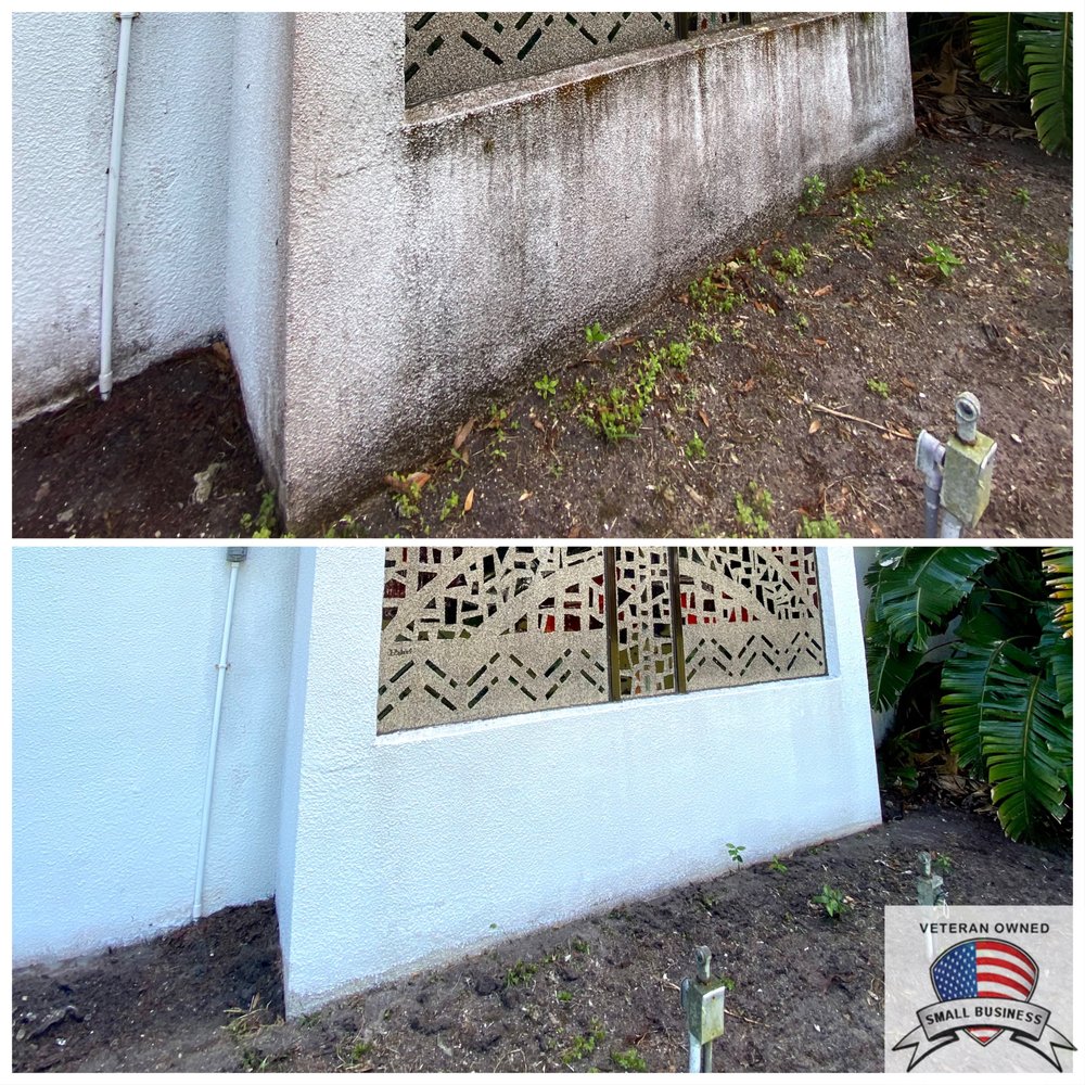 Slide of Veterans Pressure & Soft Washing