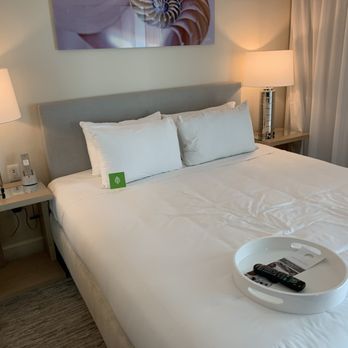 Grand Beach Hotel Surfside - The bed in the bedroom - Hotels Near Me - Surfside, Florida