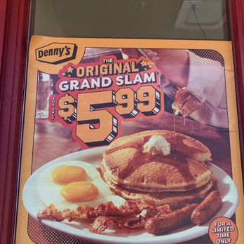 Denny's - Here is a poster for the promotion outside the restaurant - Diners Near Me - Coral Gables, Florida