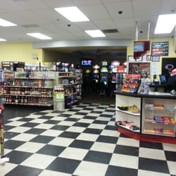 Spacious store with gambling area in the back