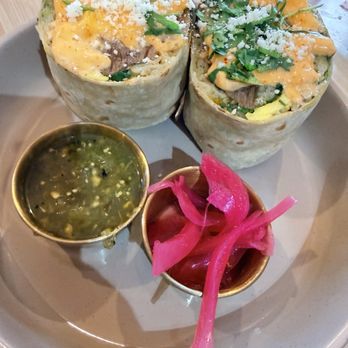 Breezy - Pork Adobo Breakfast Burrito - Breakfast & Brunch Near Me - San Juan Capistrano, California Breezy - Pork Adobo Breakfast Burrito - Breakfast & Brunch Near Me - San Juan Capistrano, California