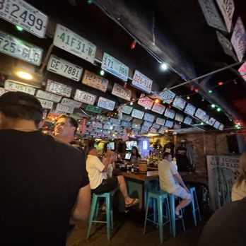 Layla's Honky Tonk - Find decor with a whole bunch of number plates - Bars Near Me - Nashville, Tennessee