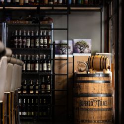 All American Modern Sports Grill - Enjoy hundreds of  Whiskey selections at our Cask53 Whiskey Bar. Located inside the restaurant.