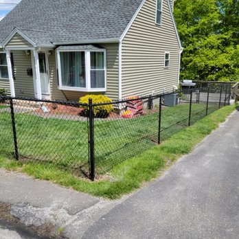 Pride Fence Company - 4ft black chain link. - Fences & Gates Near Me - Torrington, Connecticut Pride Fence Company - 4ft black chain link. - Fences & Gates Near Me - Torrington, Connecticut