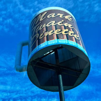 Mark Twain Dinette - a blue sky with clouds - American Near Me - Hannibal, Missouri