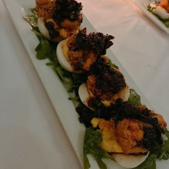 Flight Restaurant and Wine Bar - Deviled Eggs And Crispy Gulf Oysters - Wine Bars Near Me - Memphis, Tennessee