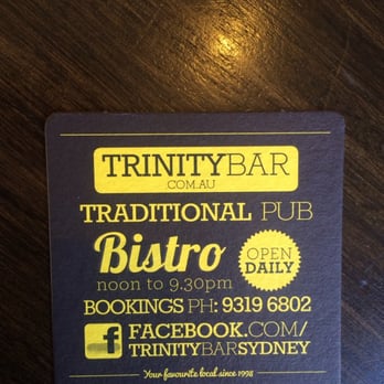 Trinity Bar - Wine Bars Near Me - Surry Hills, NSW Trinity Bar - Wine Bars Near Me - Surry Hills, NSW