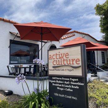Active Culture - Outside of shop. Including the storefront sign - Juice Bars & Smoothies Near Me - Laguna Beach, California