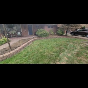 Great services Landscaping - Border wall after - Landscaping Near Me