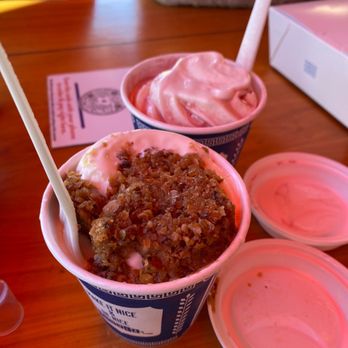 Souvla - Frozen Greek Baklava Crumbles and Honey Syrup Frozen Yogurt - Greek Near Me - San Francisco, California