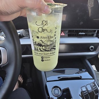Aiyu Cha - Matcha milk tea - Bubble Tea Near Me - Westminster, California