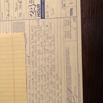 Moody Plumbing - Job summary on the receipt. - Plumbing Near Me - Coral Springs, Florida