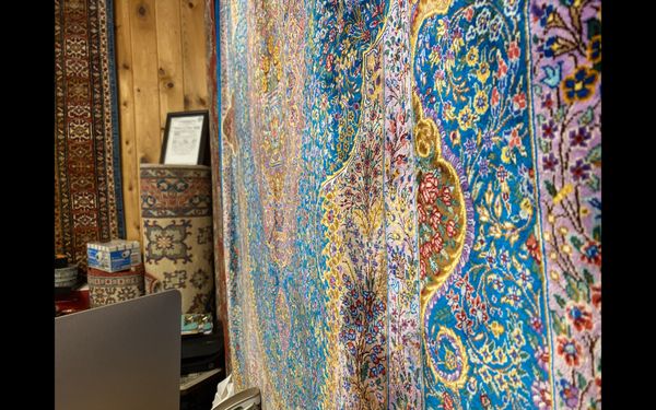 Silk Collection - High quality collectible silk pieces featuring vibrant colors, only available at Baluchi Rug Gallery. We carry silk pieces in all sizes and designs coming from Iran, Turkey, and India. Silk Collection - High quality collectible silk pieces featuring vibrant colors, only available at Baluchi Rug Gallery. We carry silk pieces in all sizes and designs coming from Iran, Turkey, and India.