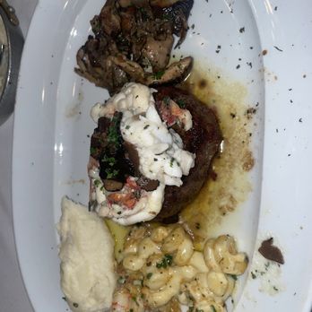 Steak 48 - Petite Filet Mignon* ** along with Buttermilk Whipped Potatoes** Alaskan King Crab & Rock Shrimp Mac & Cheese Sautéed Wild Mushrooms** - Steakhouses Near Me - Beverly Hills, California Steak 48 - Petite Filet Mignon* ** along with Buttermilk Whipped Potatoes** Alaskan King Crab & Rock Shrimp Mac & Cheese Sautéed Wild Mushrooms** - Steakhouses Near Me - Beverly Hills, California