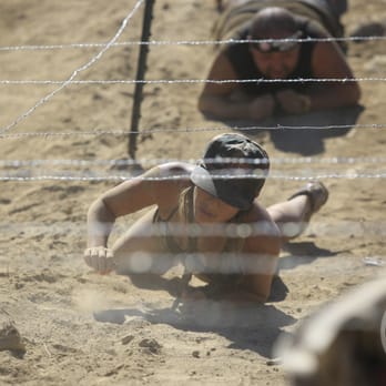 Spartan Race - barbed wire ugh - Challenge Courses Near Me - Temecula, California