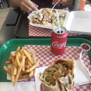 Yum shawarma - Chicken shawarma wrap combo & falafel platter - Mediterranean Near Me - Brampton, Ontario Yum shawarma - Chicken shawarma wrap combo & falafel platter - Mediterranean Near Me - Brampton, Ontario