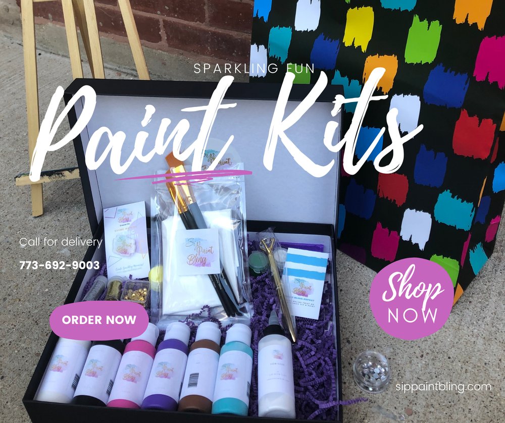 SIP PAINT BLING 12 Photos Chicago, Illinois Paint & Sip Phone