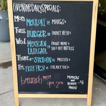 Five Nine Grill and Tavern - Daily Specials - American Near Me - Osprey, Florida Five Nine Grill and Tavern - Daily Specials - American Near Me - Osprey, Florida