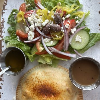 Best Artisan Empanadas - Chicken Cilantro w/ Medi Salad - Coffee & Tea Near Me - Campbell, California