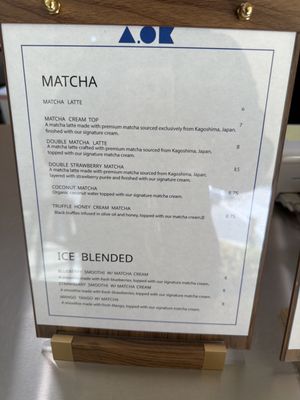 Menu photo 4 A.OK COFFEE La Habra, CA