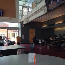 Palomar Community College Cafeteria - Get rid of the TV's! Lol!